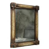 Antique rectangular wall mirror in the Empire