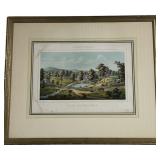 Lithograph print from Edward Beyer's