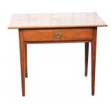 Single-Drawer Side Table, Walnut