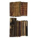 Antique book collection.