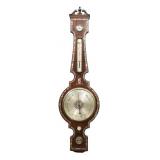 English Mercurial Banjo Barometer