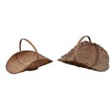 2 Split Oak Flower Baskets