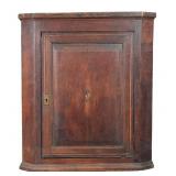 Oak Hanging Corner Cabinet