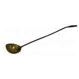 Dipper-strainer,  brass bowl, wrought iron handle