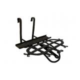 Wrought iron warmer, fireplace fender or crane