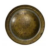 Brass Spittoon with Embossed Emblem