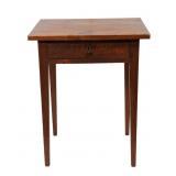 Pine Bed Side Table with Drawer