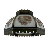Hanging Ceiling Light With Scenic Panels