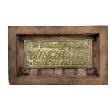 Winchester Advertising Plaque in Wooden Frame