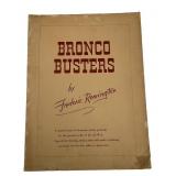 Bronco Busters Prints by Frederic Remington