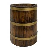 Wooden measurer, white cedar, peck & 1/2 peck