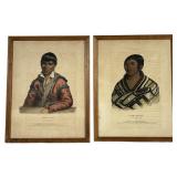 McKenney & Hall hand-colored lithograph prints