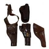 Leather Holsters by Heiser and Myres