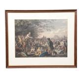 Framed Political Rally Lithograph Print