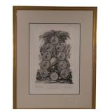 French engraving 'Portraits de Louis le Grand'