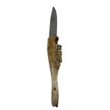 Bone-Handled Knife and Pair of Spurs