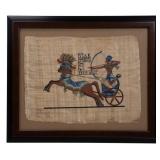 Painting on cloth, Egyptian Chariot, 19.5' x 23'
