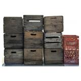 Wood & Plastic Crates Assortment
