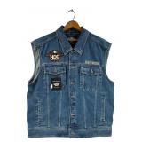 Harley-Davidson Denim Vest with Patches