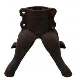 Cast iron tree stand 'A MERRY XMAS,' 9' base, 8'T