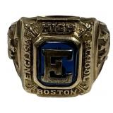 10K gold ring, 6g. Boston English High School,