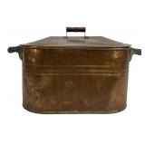 Vintage oval copper wash boiler boiler