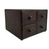 4 drawer box, mahogany, 1931 date inside,