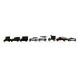 Collection of three die-cast scale model