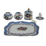Limoges Porcelain vanity set.
