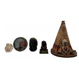 Native American Figurines and Decorative Items