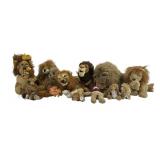 Collection includes approximately 14 plush lions