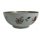 Chinese Export bowl, design has red lion