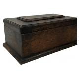 Antique Mahogny English document box.