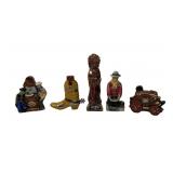 Ezra Brooks Collectible Decanters Set