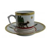 Cartier cup & saucer 'LA Maison de Louis Cartier'