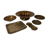 Brass: Russian bowl, stamped on edge MOCKBA,