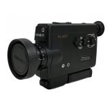 A vintage Minolta XL401 Super 8 movie camera with