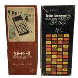 Includes Texas Instruments SR-16-II and SR-50