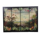 Decorative Four-Panel Wall Artwork