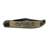 Schrade Kachina Scrimshaw Pocket Knife