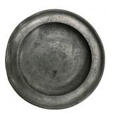 Pewter plate, E. Schmid stamp