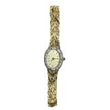 A vintage 14K yellow gold Bulova ladies'