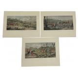 Hunt Prints from Alken painting, Fall Cry, Breakin