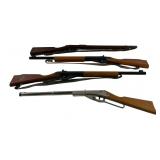 Four Daisy BB Guns