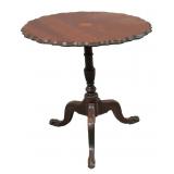 Mahogany Repro Tilt-Top Tripod Table