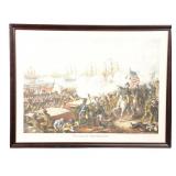 Kurz & Allison 1890 Lithograph of Battle of New