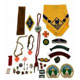 Girl Scout pins & Badges / Cub Scout neckerchief