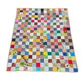 Handmade Patchwork Quilt with Backing