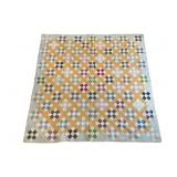 Patchwork quilt, signed (see photo of names),