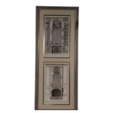 French engravings, 14.5' x 36' frame,